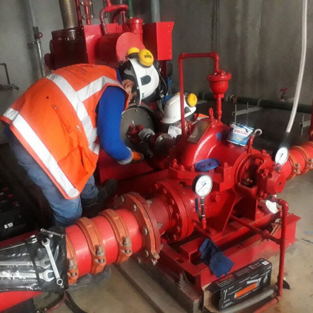 Mantenimiento preventivo de sistema contra incendio